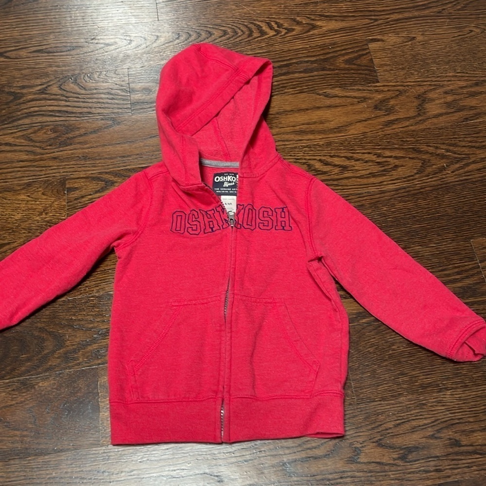 Oshkosh + cat and jack full zip LOT size 4T - Picture 2 of 5
